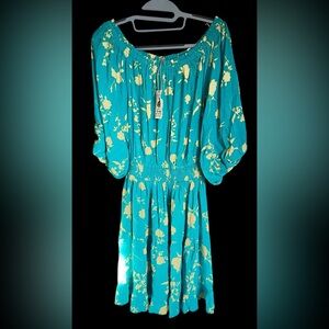 Easel Bishop Sleeve Sundress